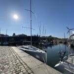 Blick auf den Hafen von Stralsund an der Ostsee. Foto: ARKM.media